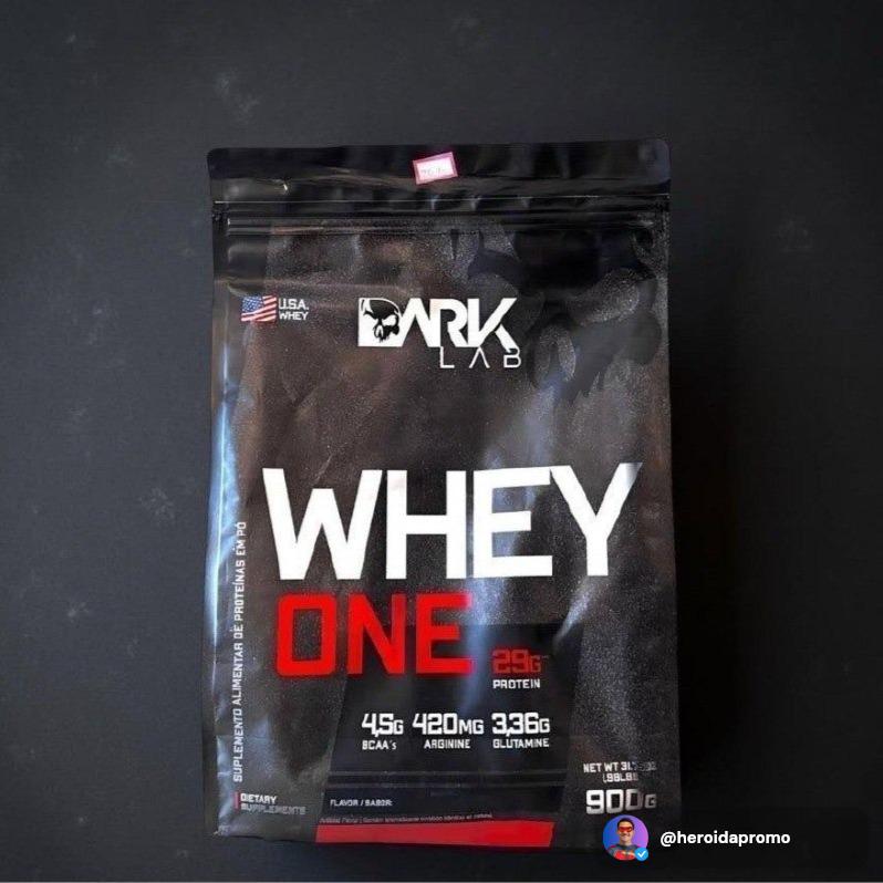 Whey Protein Concentrado One Protein Sachê Refil 900g Dark Lab