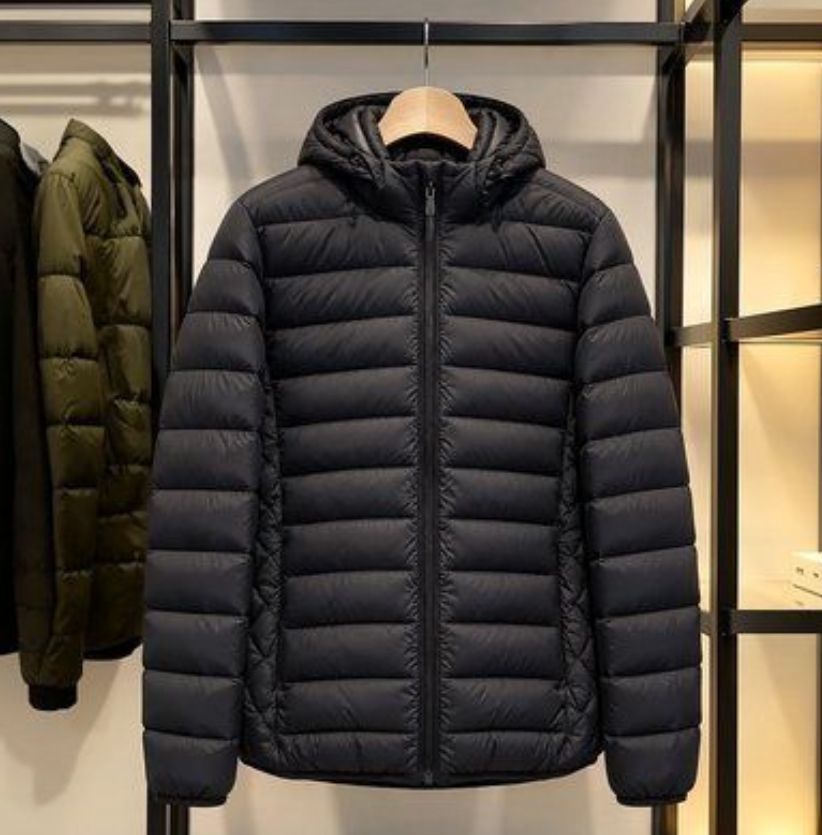 Jaqueta Masculina Puffer Corta Vento Bobojaco Preta - P ao XGG