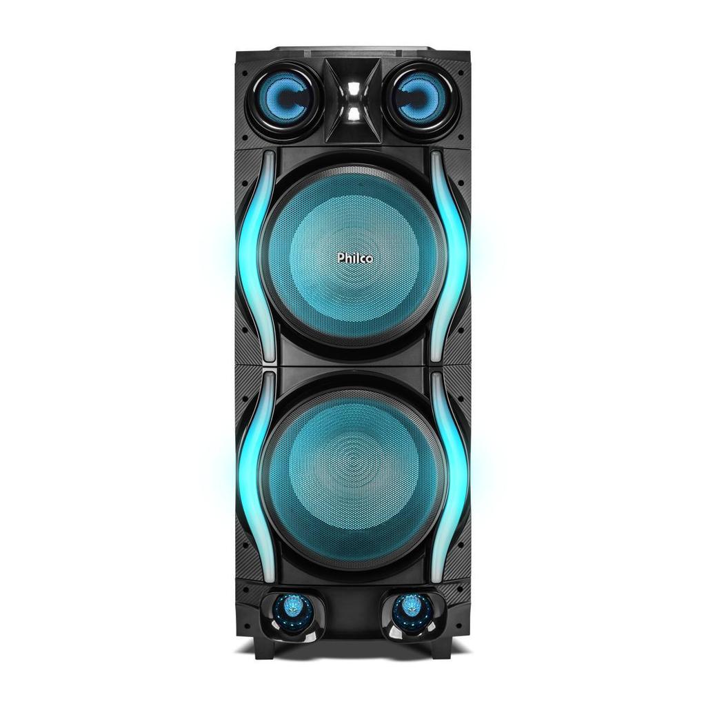 Caixa de Som Philco Extreme Woofer Duplo 12 Polegadas 2700W PCXE27000