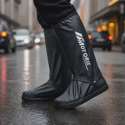 Capa de Chuva para Calçado Motoqueiro Impermeável Antiderrapante
