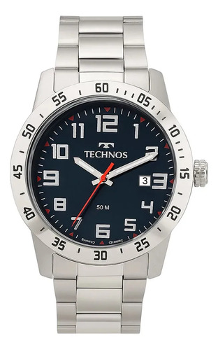 Relógio Technos Masculino Analógico Prateado 2115myi/1a Prateado - R$ 199,99
