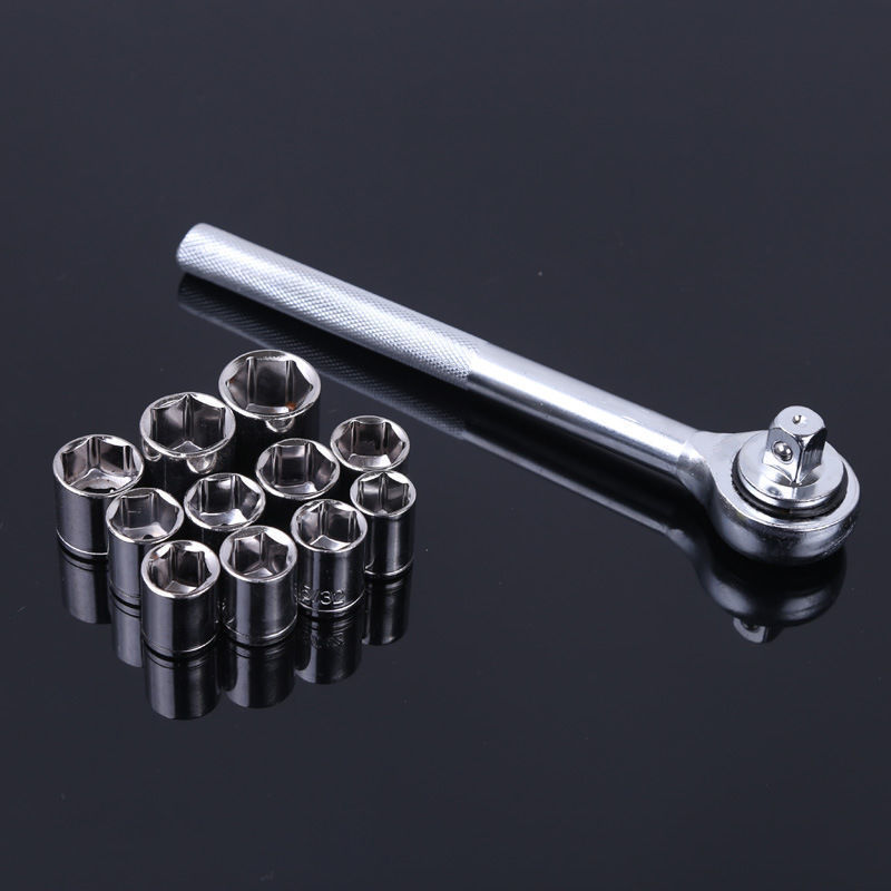 Kit Jogo De Chave De Catraca Reversível Com Soquetes - 40 Peças + Maleta Equipa Tools | Shopee Brasil