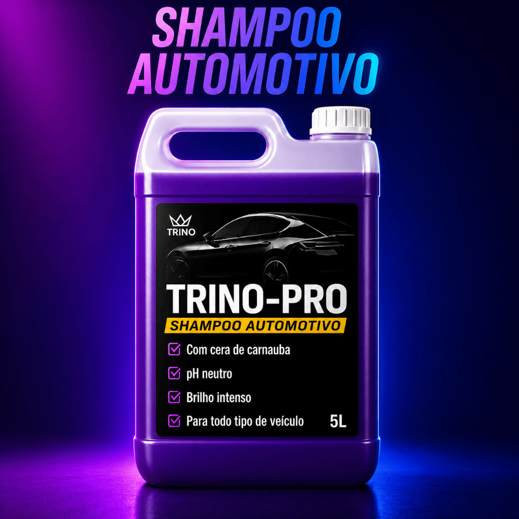 Shampoo Automotivo com Cera de Carnaúba pH Neutro 5L