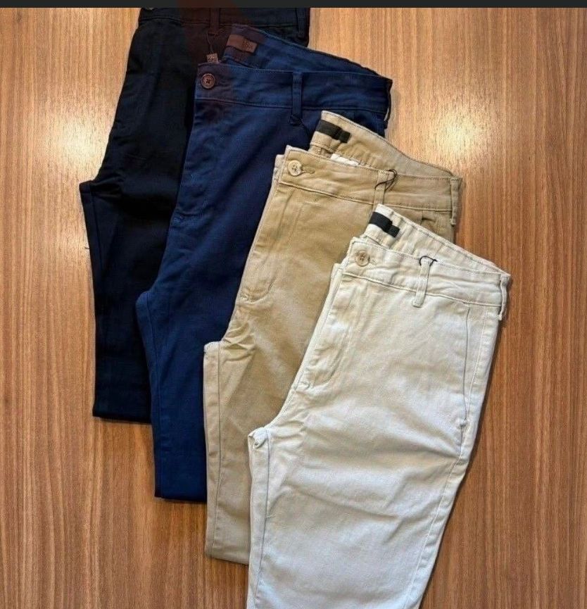 Calça Sarja Masculina Alfaiataria Bolso Faca Tradicional 36 ao 48