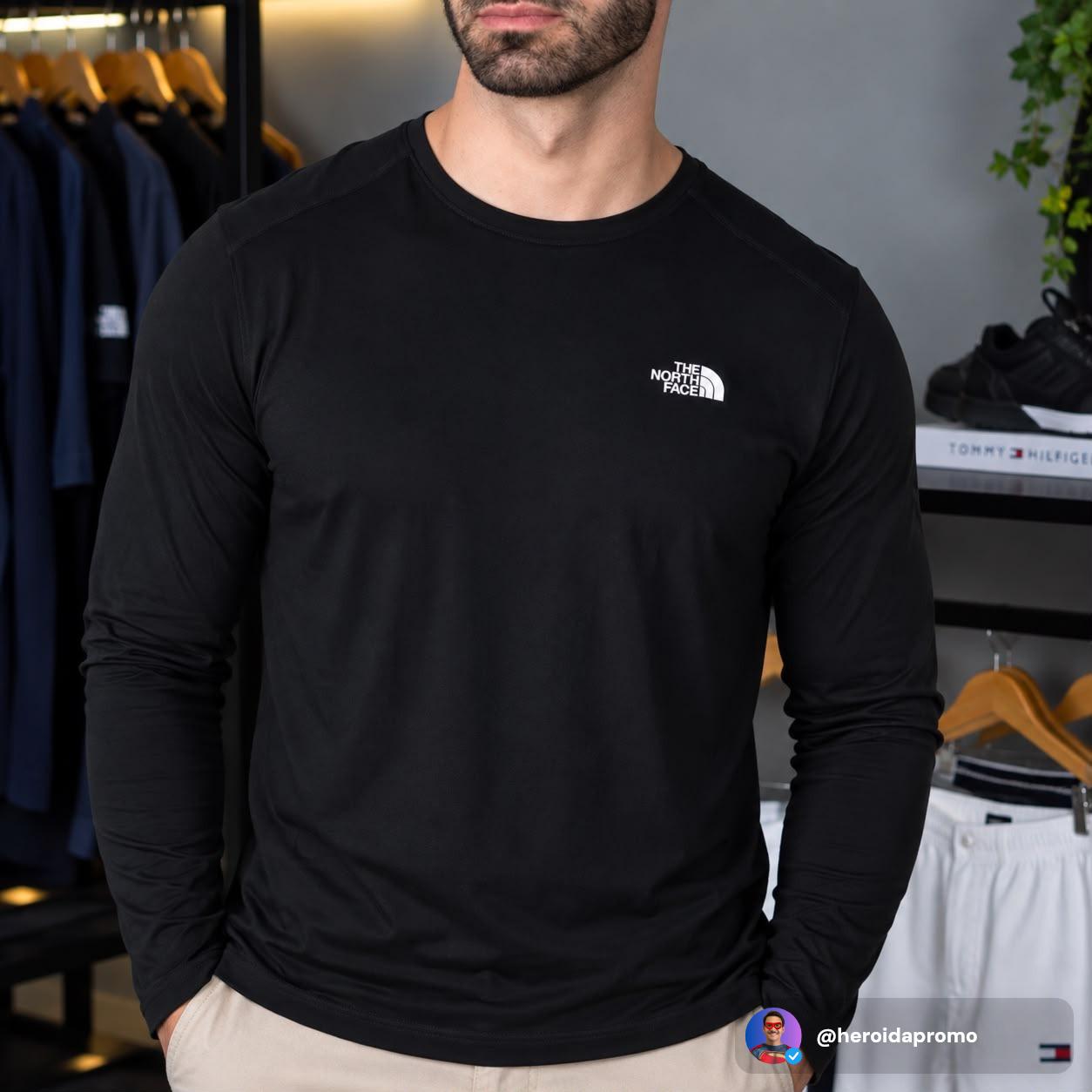 Camiseta Masculina Manga Longa Hyper Tee L/s Crew The North Face