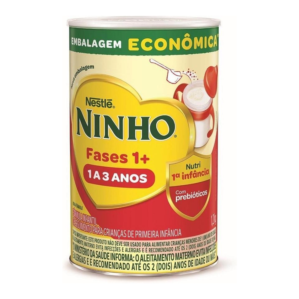 Formula Infantil Ninho Fases 1+ Lata 1,2kg