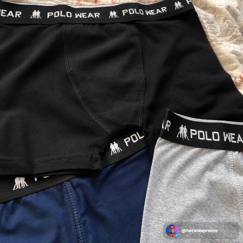 Kit com 10 Cuecas em Algodao Polo Wear