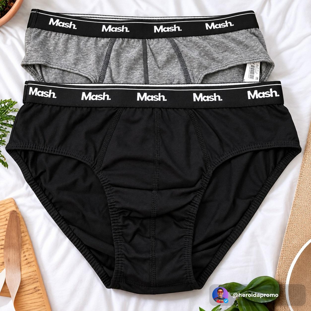 Kit 6 Cuecas Masculino Slip Mash Algodão
