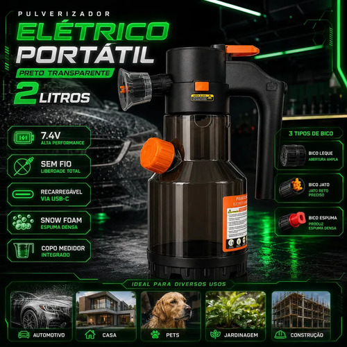 Pulverizador Elétrico de Espuma 2L