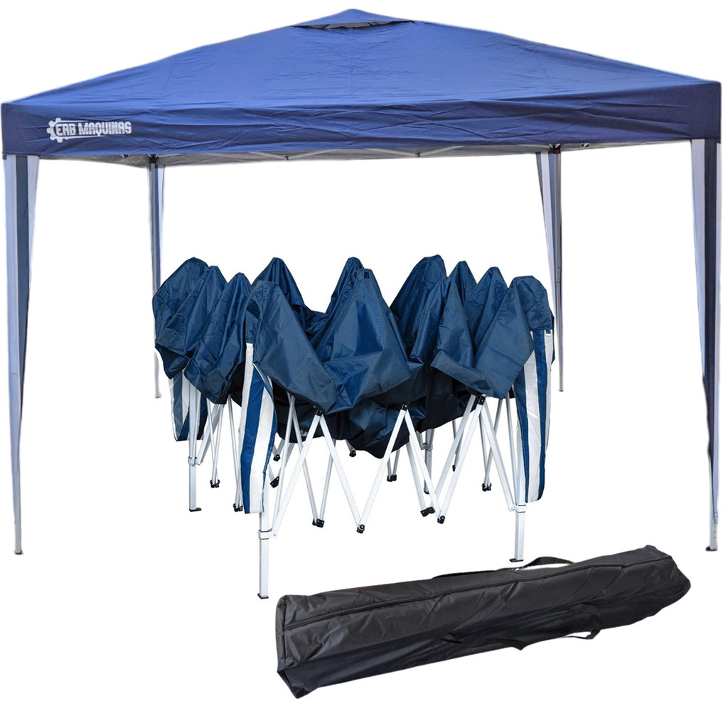 Gazebo Alumínio Dobrável 3x3x2,5m Erbmaquinas