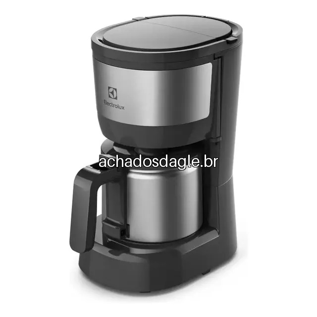 Cafeteira Eletrica Electrolux 600ml Jarra Inox 15 Xicaras Ecm12 Cinza 220v