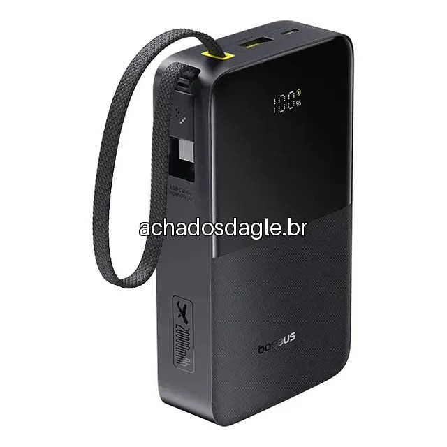 Power Bank Baseus Turbo Bipow2 Pro 20000mAh 22.5W Preto