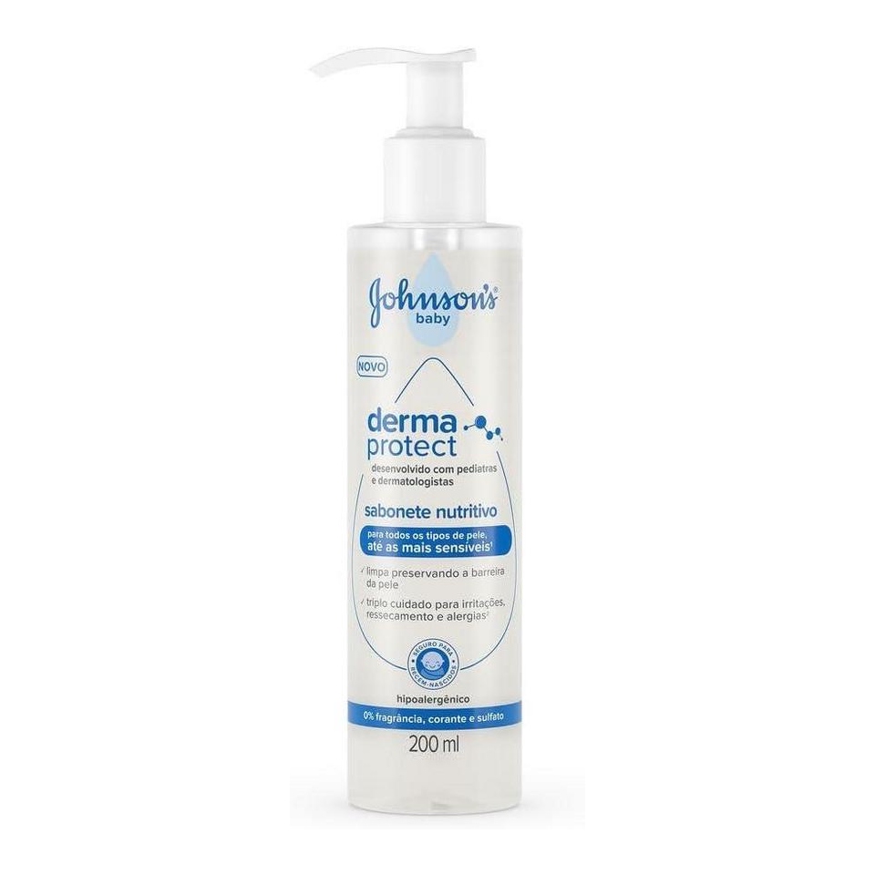 Sabonete Nutritivo Derma Protect JOHNSON'S Baby 200ml