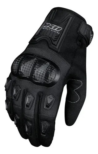 Luva X11 Blackout Proteção Moto Tamanho P