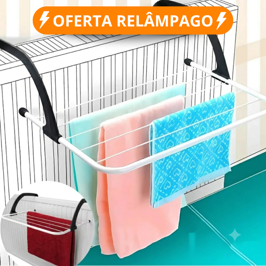Varal Portátil Retrátil para Apartamento