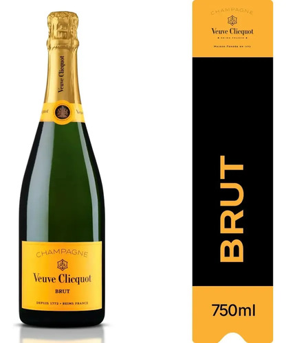 Champanhe Frances Branco Brut Veuve Clicquot 750ml