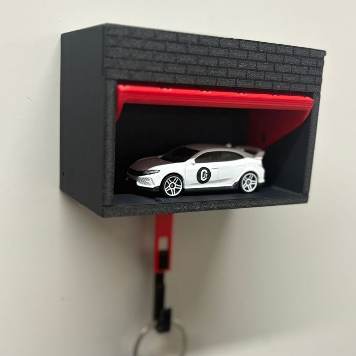 Porta Chaves Garagem 3D para Carro | Porta-Chave Decorativo de Parede Estilo Automotivo hotwheels | Shopee Brasil