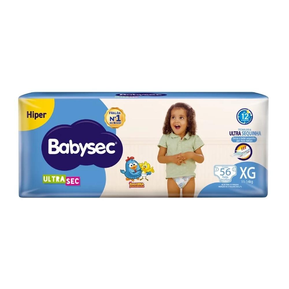 Fralda Babysec Ultrasec Galinha Pintadinha XG 56
