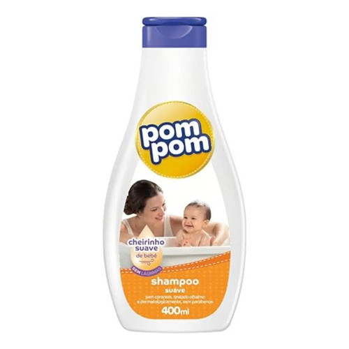 Shampoo Infantil Pom Pom Suave 400ml