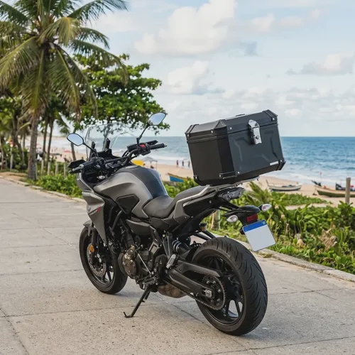 Bauleto Traseiro para Moto 37 Litros Navetec ABS com Encosto e Base