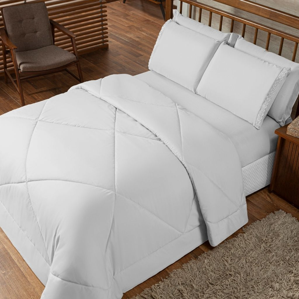 Coberta Edredom Dupla Face Casal Queen Premium