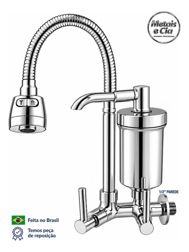 Torneira Com Filtro Flexível Gourmet