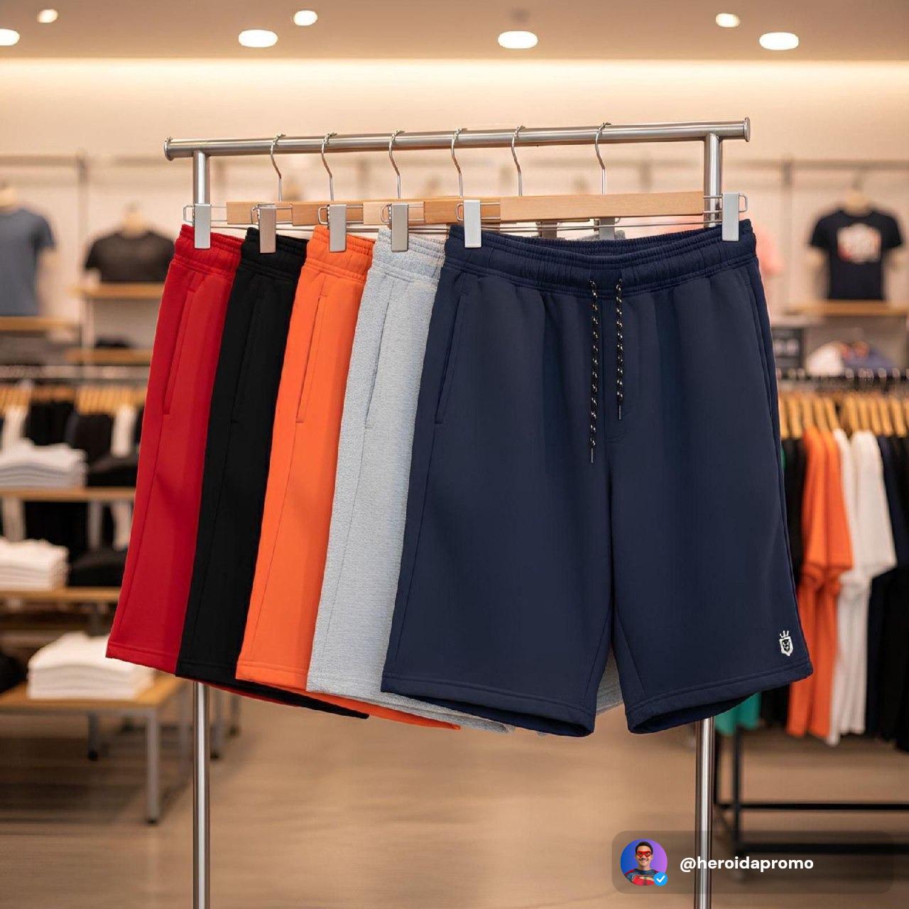 Kit com 5 Bermudas de Moletom