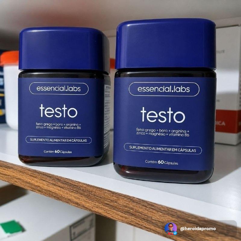 Precursor de Testosterona Testo Essencial 60 Capsulas