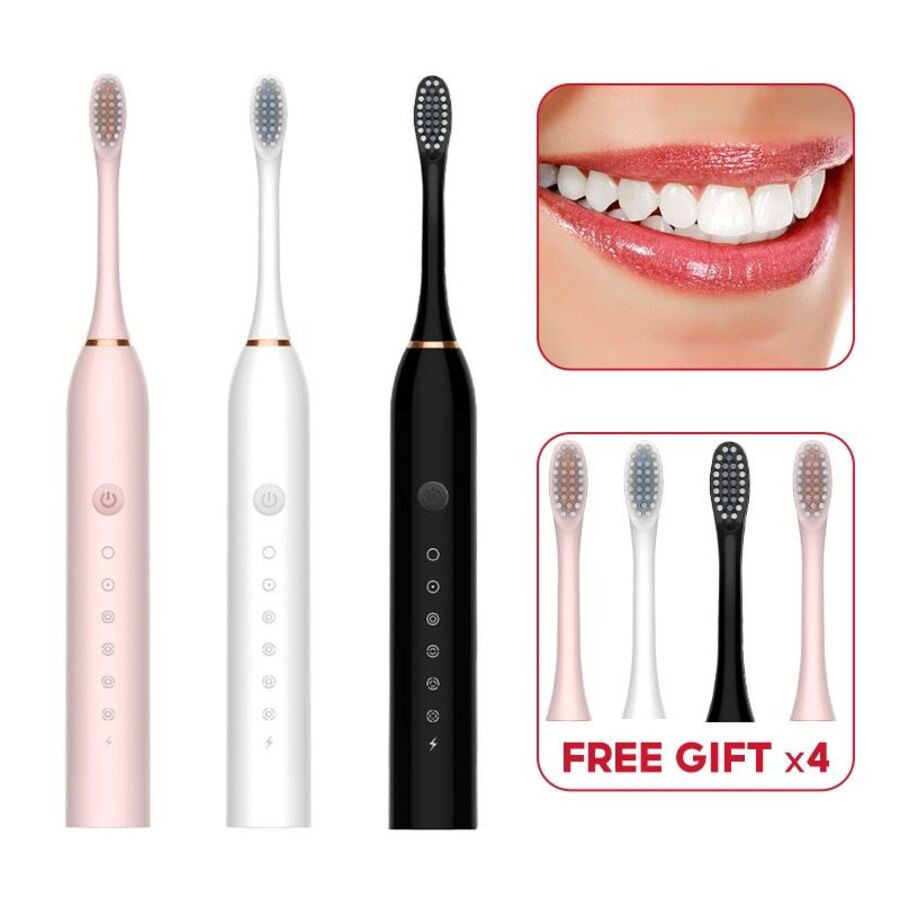 Escova de dentes elétrica recarregável Sonic IPX7 AnJin Bazar | Shopee Brasil
