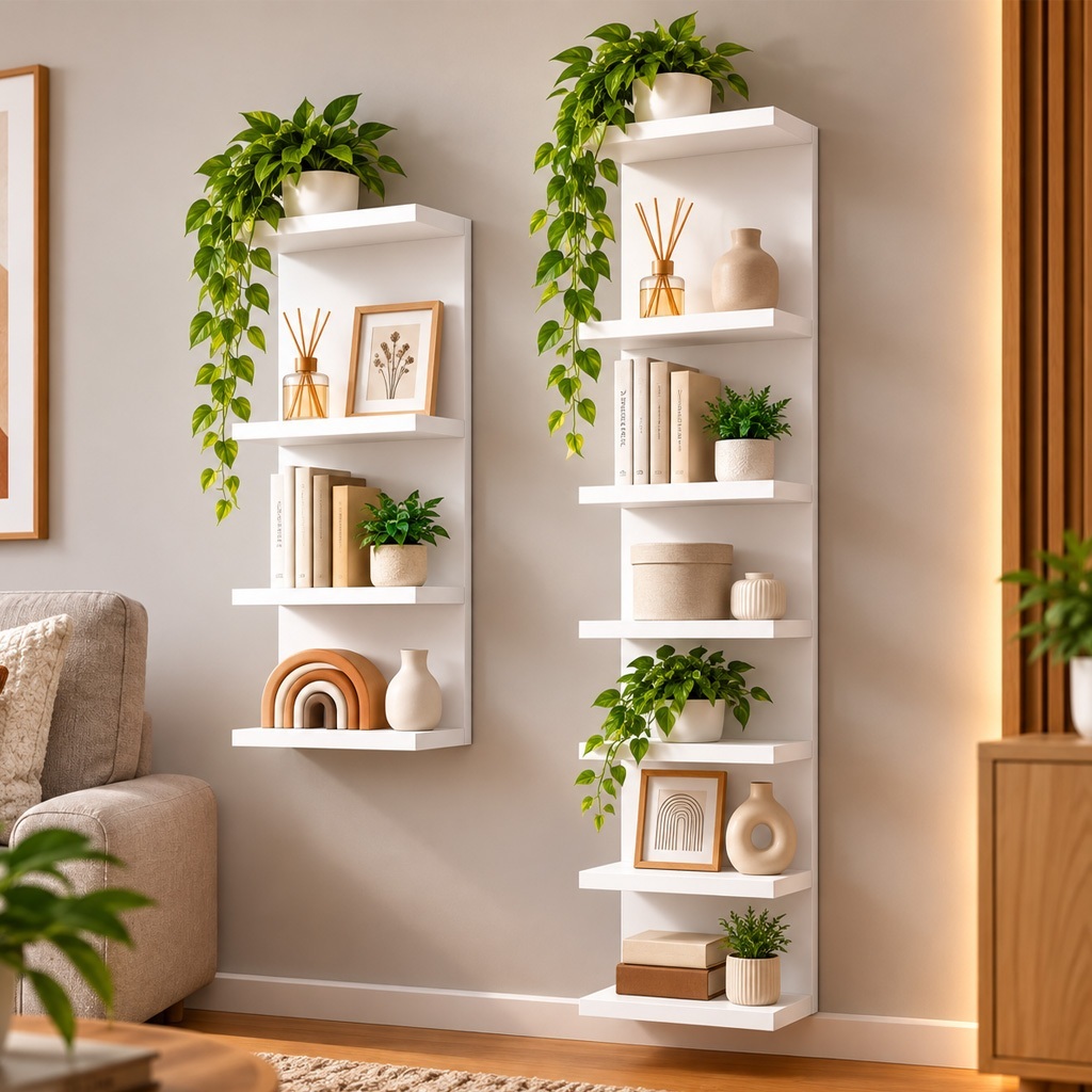 Estante Torre Prateleira Multiuso Branco 85cm ou 170cm