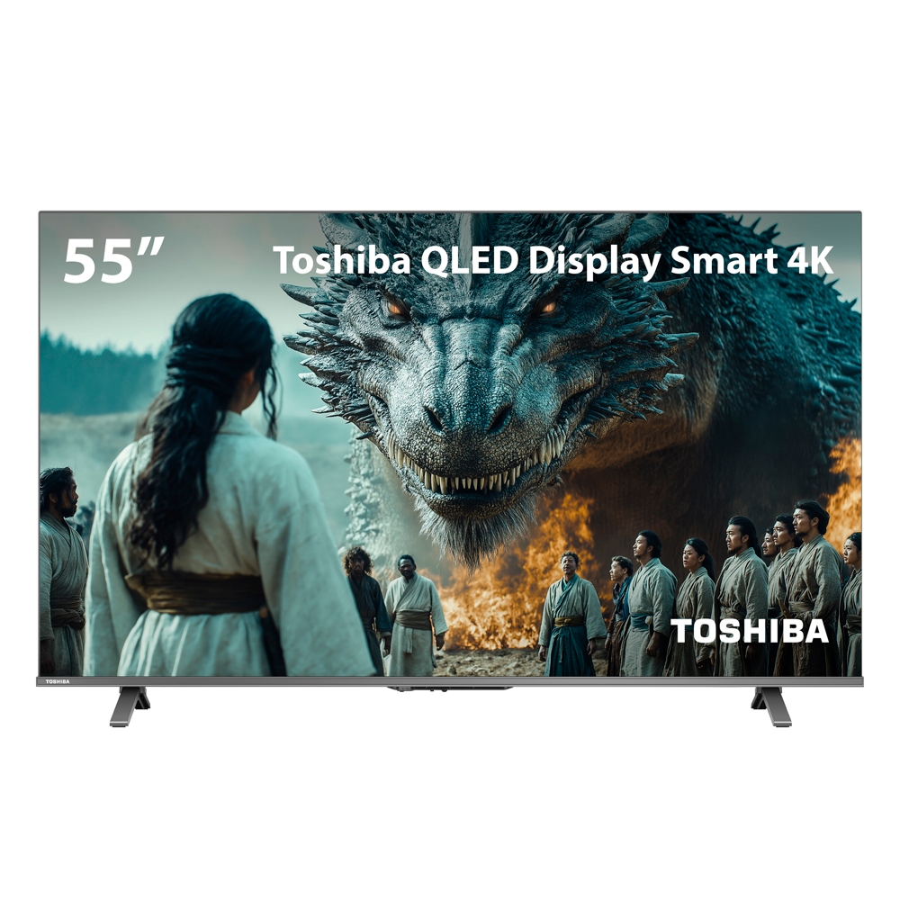 Smart TV QLED 55" 4K Toshiba Google TV