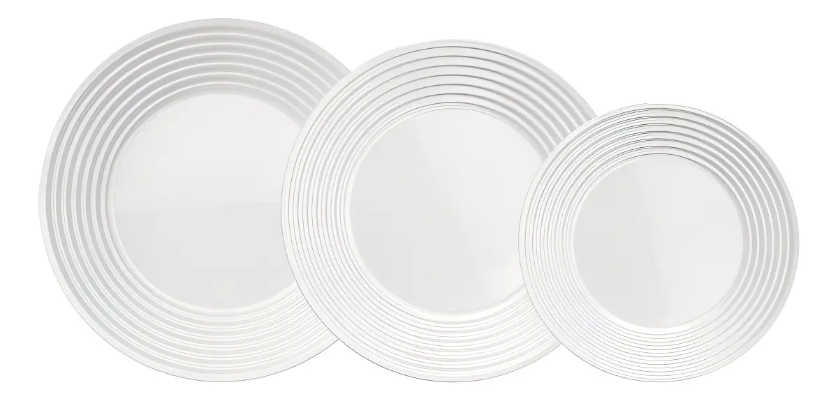 Aparelho Jantar Saturno Opaline 12 Peças