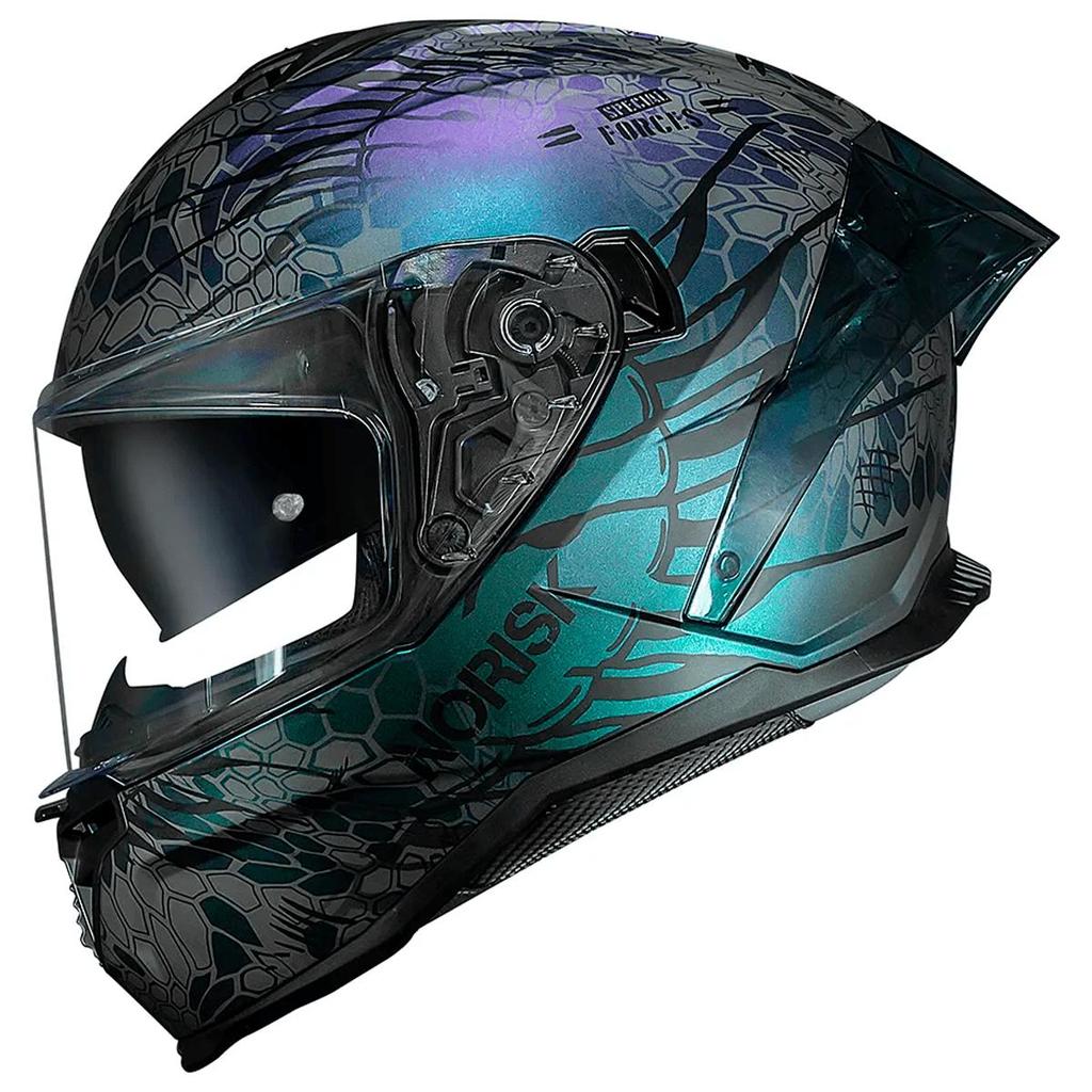 Capacete Original Norisk Strada 2 Cobra Azul | Shopee Brasil
