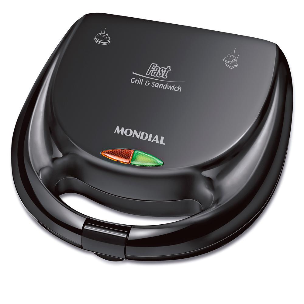 Sanduicheira e Grill Mondial S-12 Preto 750W