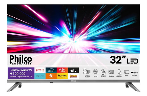 Smart Tv 32 Philco Roku Tv Dolby Audio Hdr10 P32crb