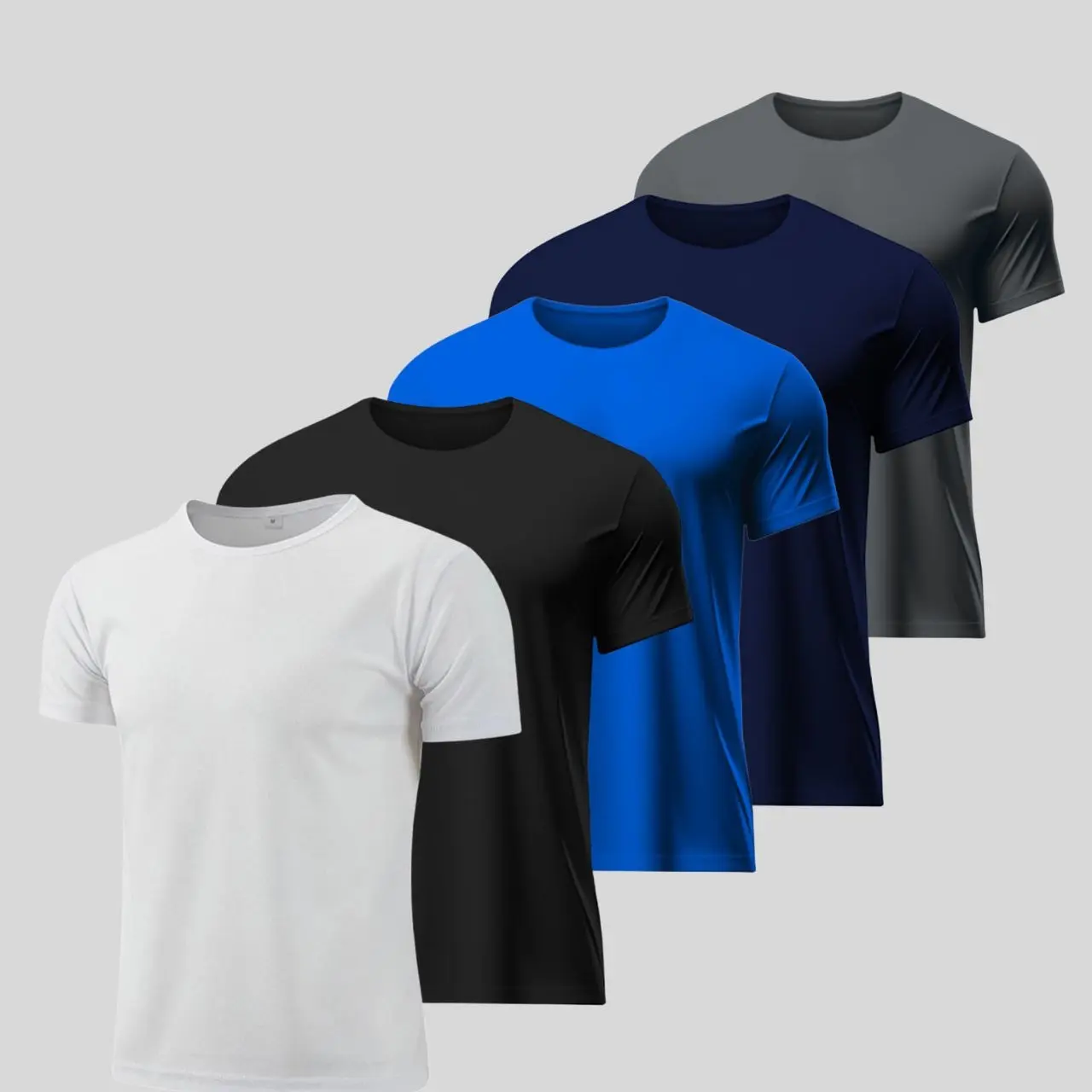 Kit 5 Camisetas Dry Fit Zarabi