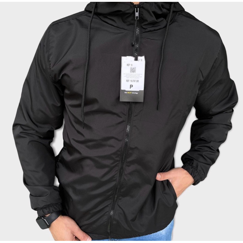 CORTA VENTO MASCULINO FORRADO ACADEMIA TREINO IMPERMEAVEL | Shopee Brasil