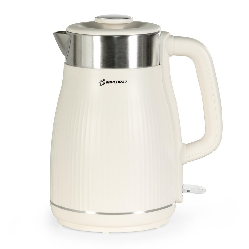 Chaleira Elétrica 1.8 Litros Impebraz Bege | YD-1833 | Shopee Brasil
