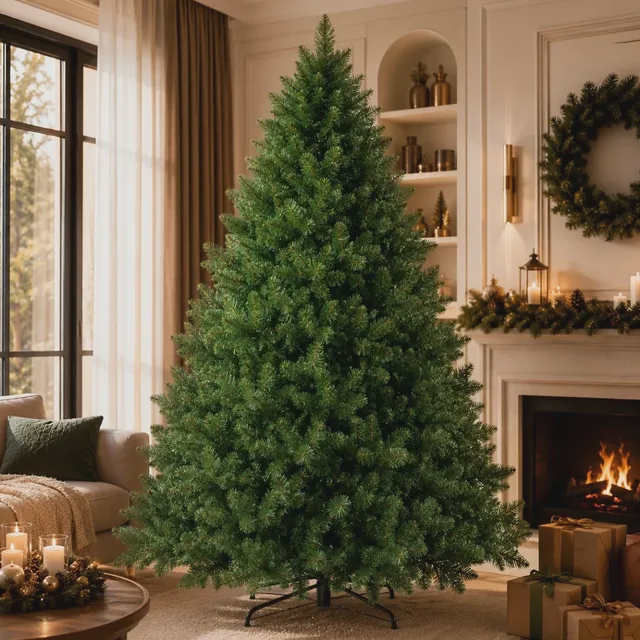 Árvore de Natal Pinheiro Luxo 180cm 480 Galhos Verde