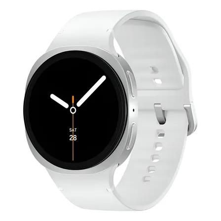 Samsung Galaxy Watch8 Smartwatch 40mm Lte, Galaxy Ai ​Caixa Prata Pulseira Prata Bisel Prata