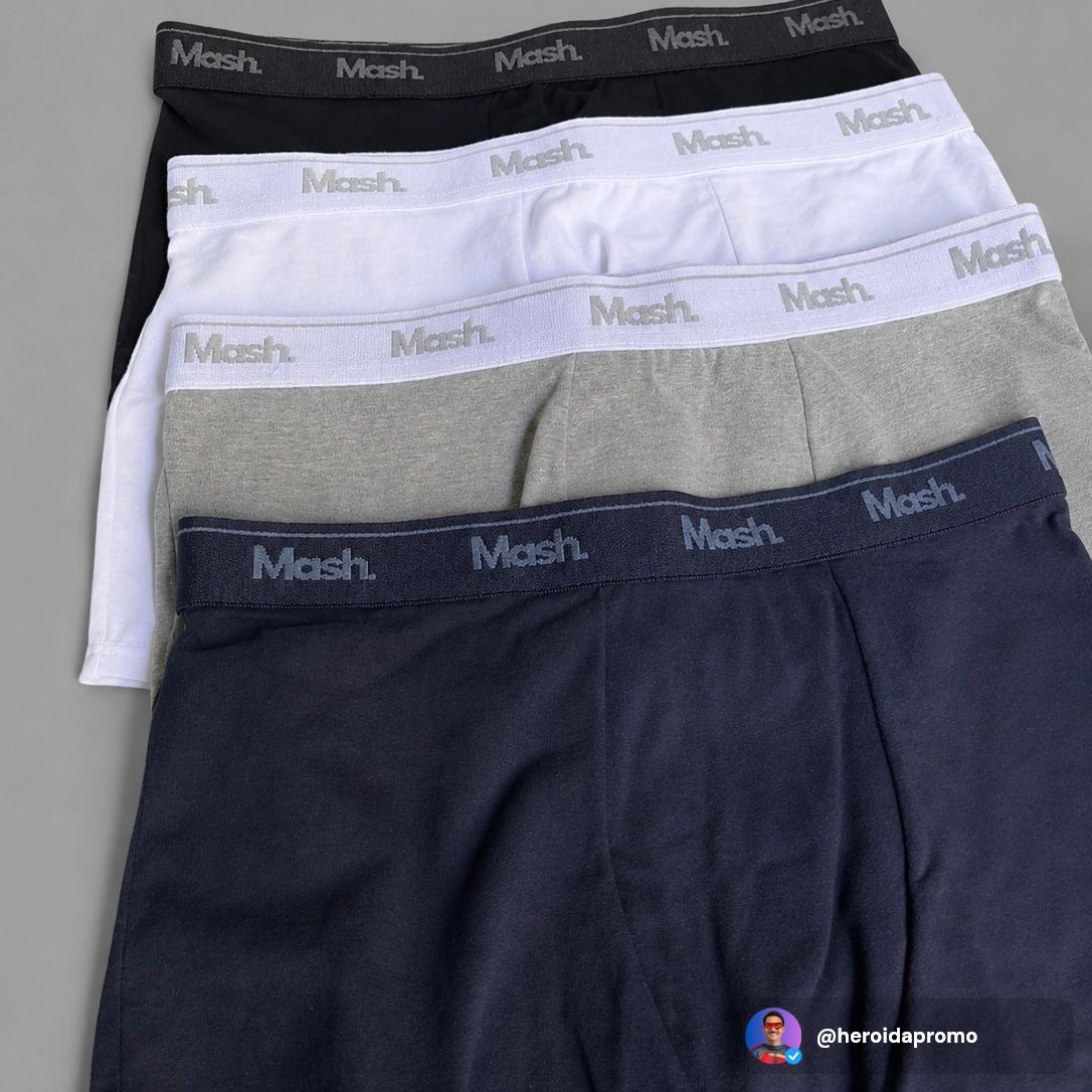 Kit 10 Cuecas Slip Mash em Algodão