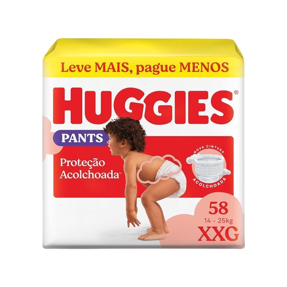 Fralda Huggies Supreme Care Roupinha XXG