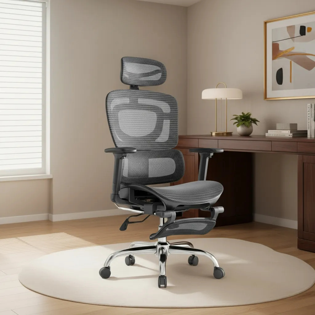 Cadeira de Escritorio Ergonomica Monaco WT07 Luvinco