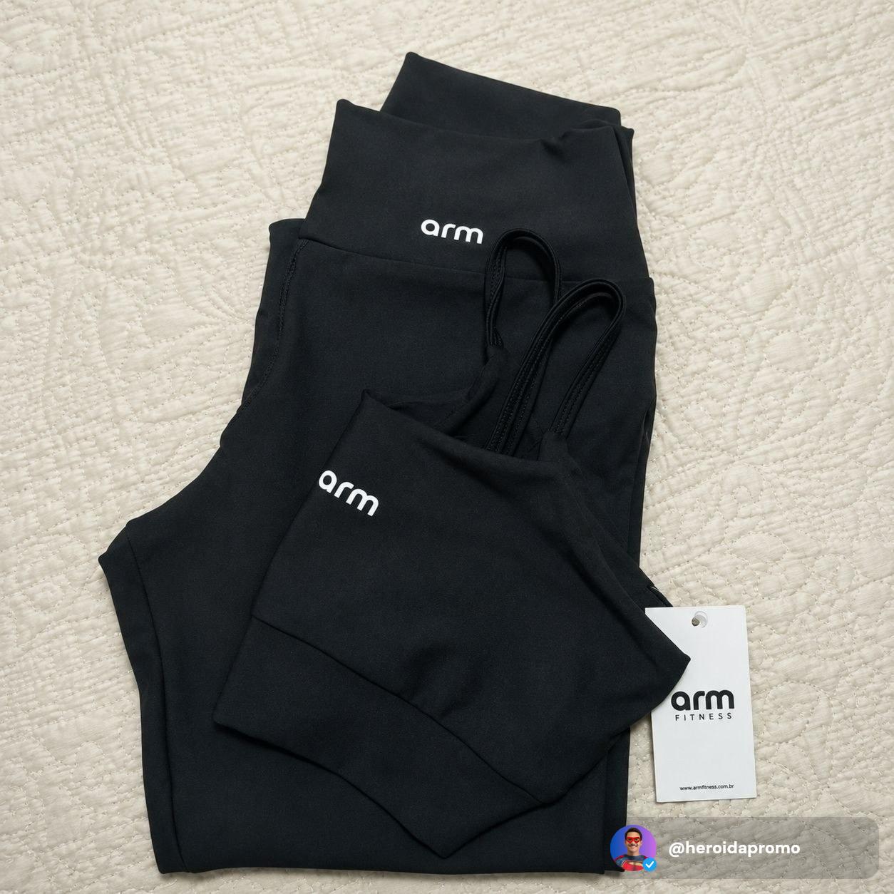 Conjunto Fitness Compact Top e Legging Arm Fitness