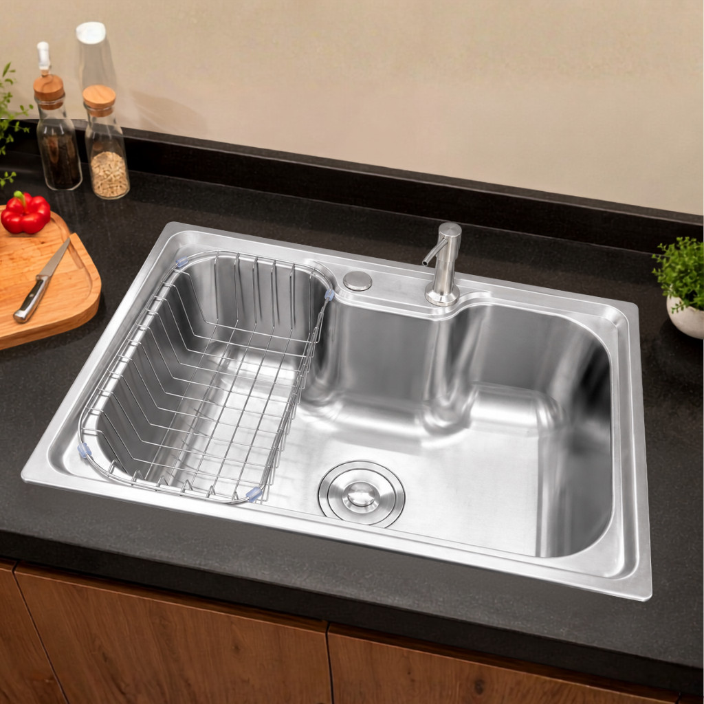 Cuba Gourmet Aço Inox 304 60x42cm Pia Cozinha Com Acessórios | Shopee Brasil