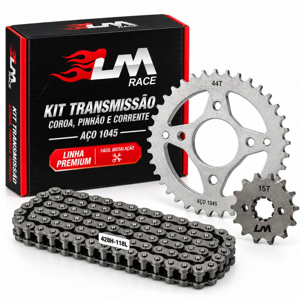 Kit Relação Transmissão para Honda CG Titan