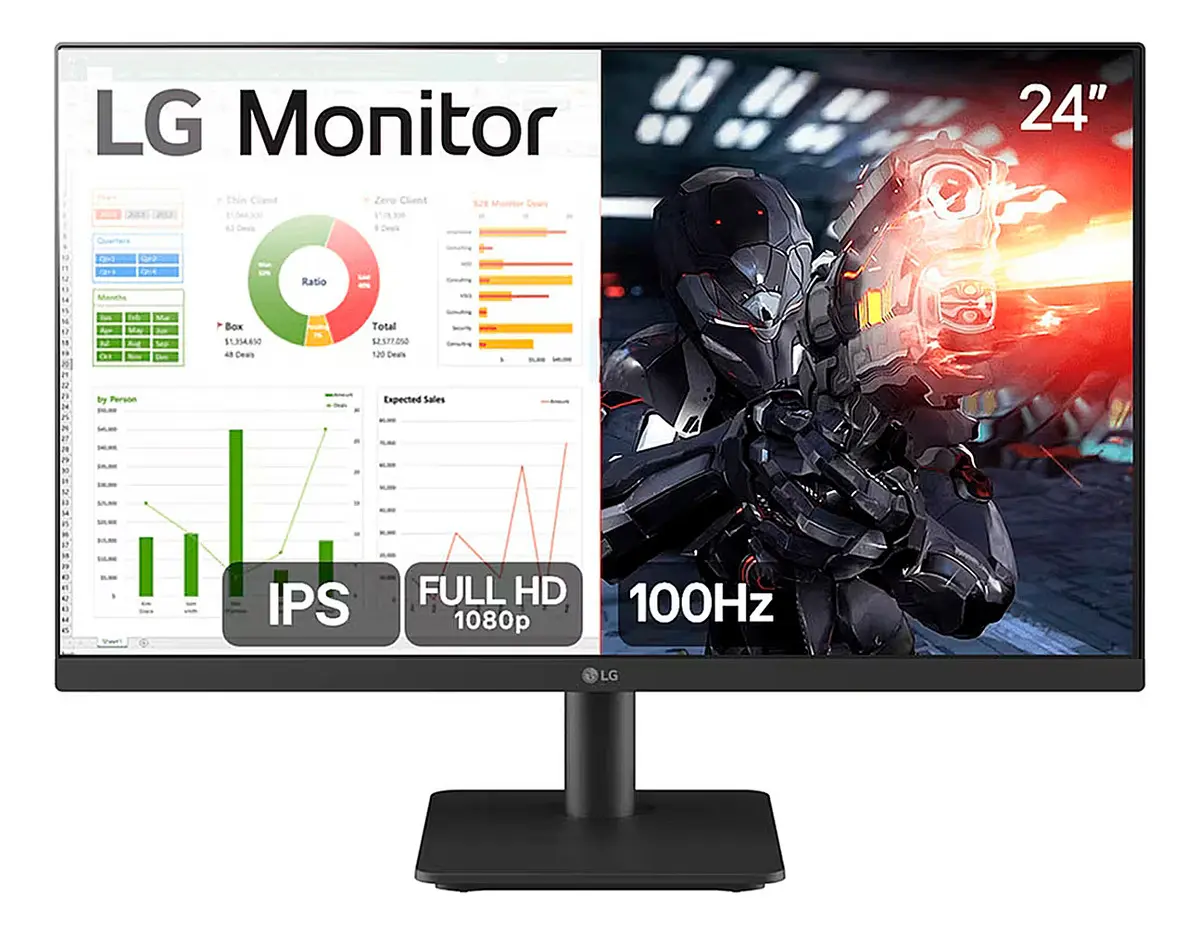 Monitor PC Gamer LG 24” IPS 100Hz Full HD