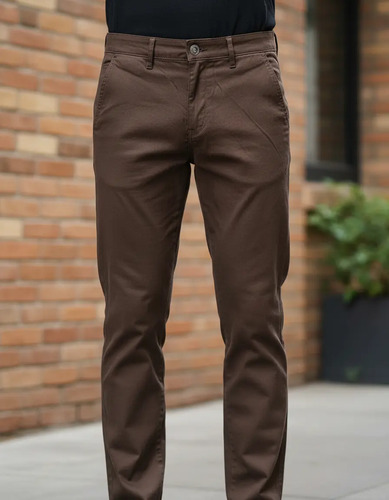 Calça Sarja Masculina Slim com Bolso Embutido