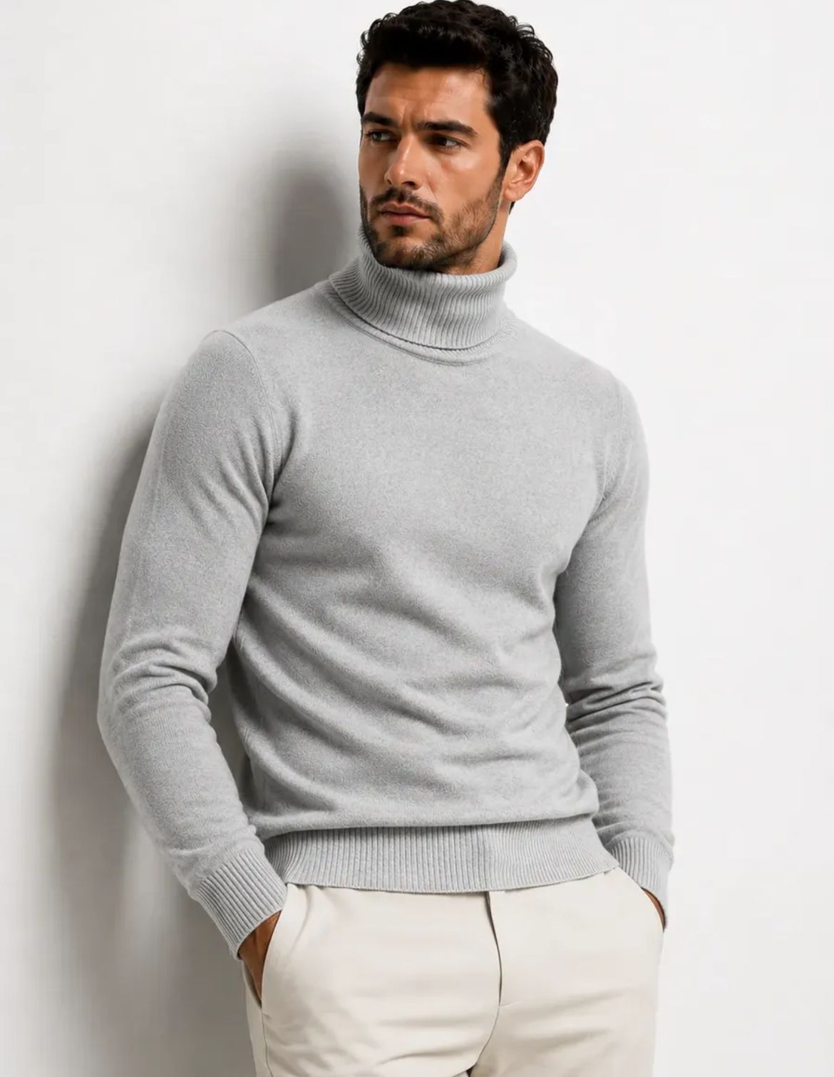 Cacharrel Casaco Blusa Tricot Lã Masculina Mp818