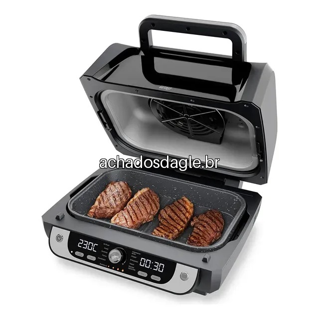 Air Fryer WAP Barbecue Digital 12 Funções Preto e Cinza